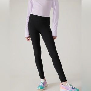 Athletes Girl Legging T/H L/12 NWT - high rise stash your treasures tight